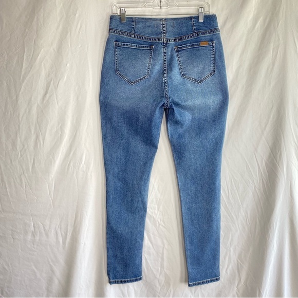 Rock & Roll Denim Skinny Mini High Rise Pull-On Skinny Jeans - Picture 6 of 8